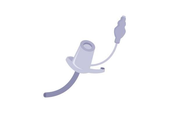 Crafts Meets Medical: Tracheostomy Tube Cartoon