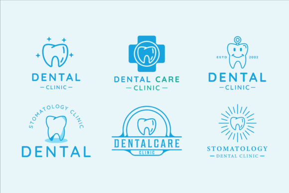 Dental Tooth Logos & Graphics for Crafters