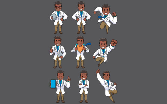 Doctor African Set: Graphics & Illustrations