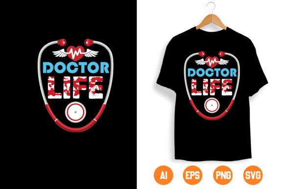 Doctor T-shirt Design 20: Graphics & Print Templates