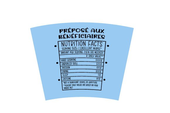 Medical Crafts: Préposé Aux Bénéficiaires Mug Wrap