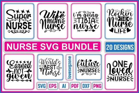 Nurse SVG Bundle Vol. 2: Essential Bundles
