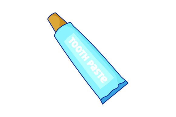 Toothpaste Icon: Medical Crafts Design